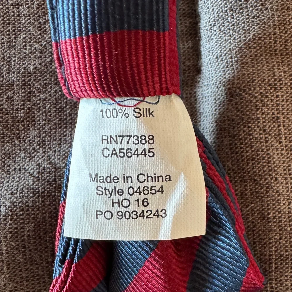 JCREW, CREWCUTS Adjustable bow tie blue/red stripe - EUC